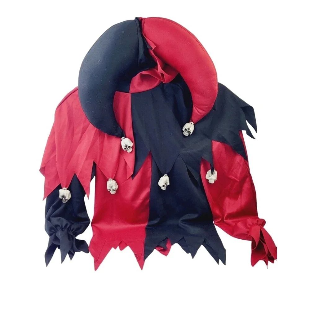 Boy's Evil Jester Costume‎ - Size Medium